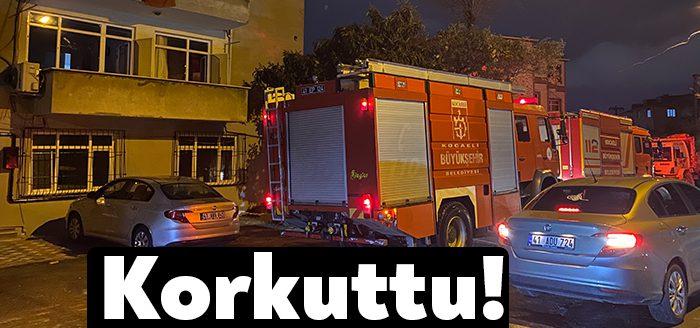 Kocaeli’nin Gebze ilçesinde bir evde çıkan yangın itfaiye ekipleri tarafından