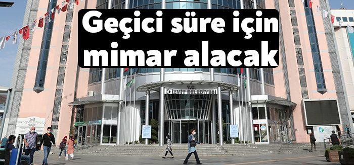 İzmit Belediyesi iştiraki BEKAŞ bünyesinde geçici süreli (5 ay 29