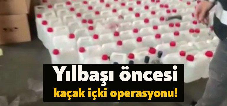 Kocaeli İl Emniyet Müdürlüğünce yaklaşan yılbaşı öncesi kaçak ve sahte