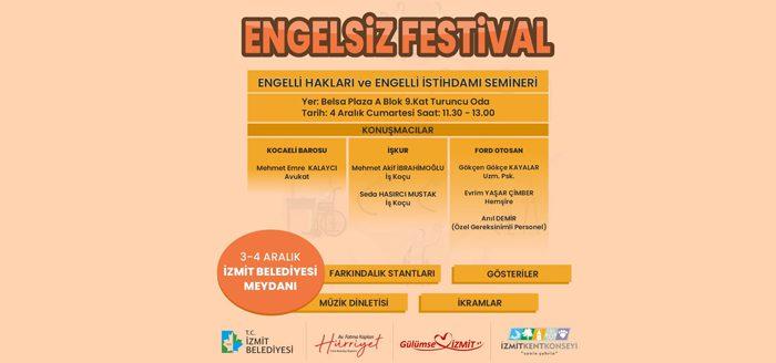 İzmit Belediyesi, 3 Aralık Dünya Engelliler Günü kapsamında özel gereksinimli