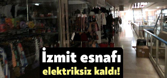 İzmit'te merkez bölgelerde elektrik kesintisi yaşanıyor. Belsa Plaza, Soydan İş