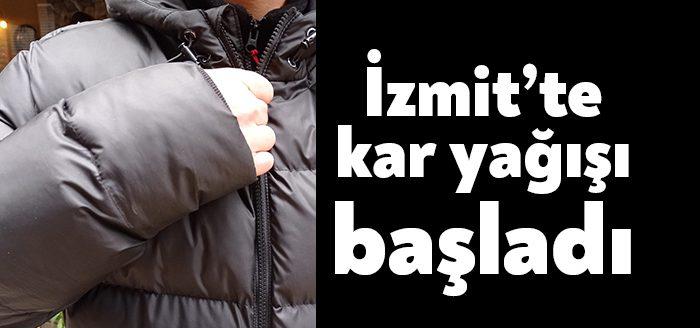 Hava sıcaklığının 4 dereceye yaklaştığı bugün Kocaeli’de yerleşim yerlerinde de