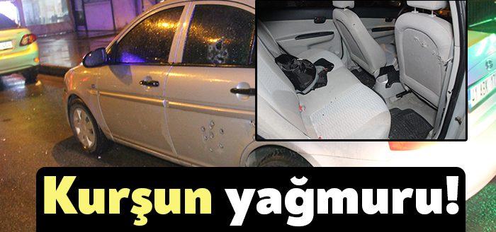 Kocaeli'nin İzmit ilçesinde seyir halinde olan sürücünün otomobili, onu takip
