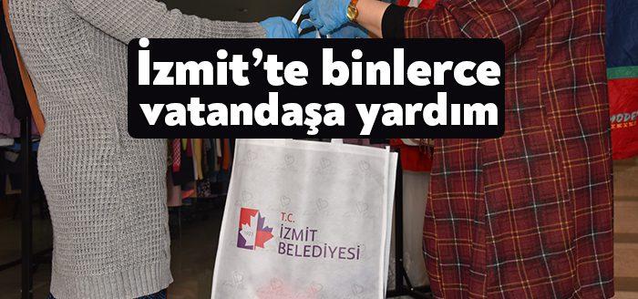 İzmit Belediyesi ekonomik kriz nedeniyle zor duruma düşen vatandaşlara destek