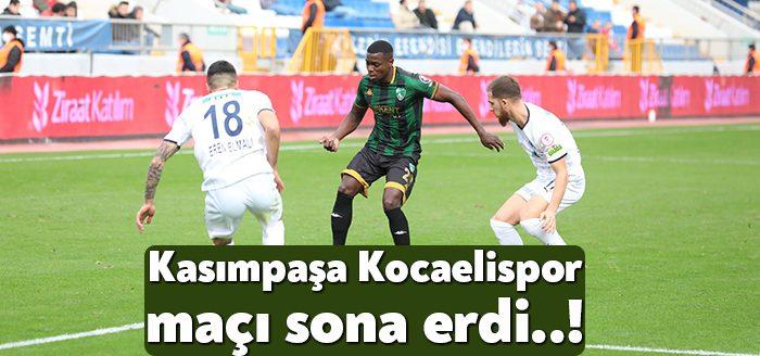 Türkiye Kupası'nda Kasımpaşaspor'la karşı karşıya gelen Kocaelispor, maçı 5-3 kaybetti.