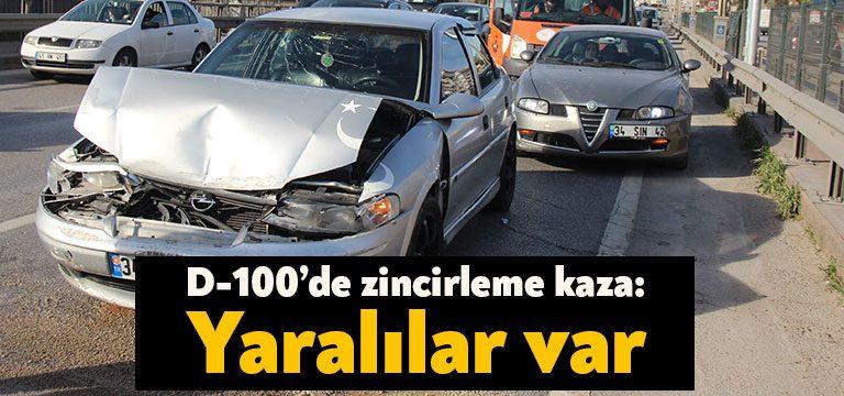 Kocaeli’nin İzmit ilçesinde 4 aracın karıştığı zincirleme kaza meydana geldi.