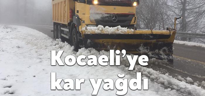Kentin yüksek kesimlerinden Kartepe’de kar yağışı başlamıştı. Bugün İzmit'in BAğçeşme bölgesi