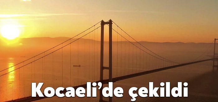  Kocaeli ile Yalova'yı bir birine bağlayan Osmangazi Köprüsünde gün doğumu,
