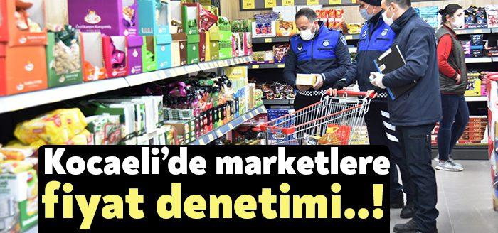 Başiskele Belediyesi Zabıta Müdürlüğü ekipleri, kentte faaliyet gösteren market ve