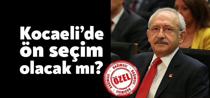 Cumhuriyet Halk Partisi (CHP) Genel Başkanı Kemal Kılıçdaroğlu Kocaeli'de ön