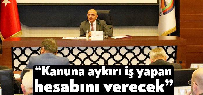 Körfez Belediye Başkanı Şener Söğüt, iş bitirme belgeleri ile ilgili