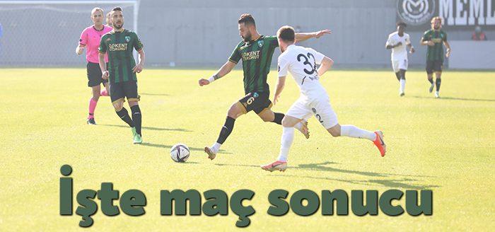 1. Lig temsilcimiz Kocaelispor, Manisa F.K. ile karşı karşıya geldi.