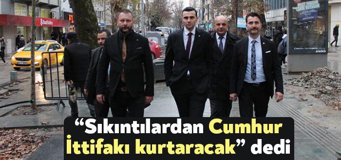 MHP Kocaeli İl Başkanı Yunus Emre Kurt, yaptıkları ziyaretlerde ekonomik