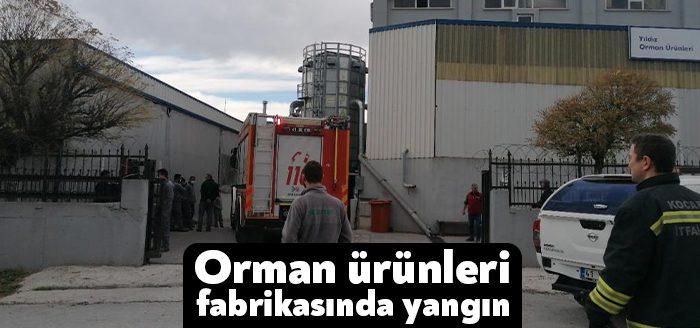 Kocaeli’nin Gebze ilçesinde bulunan bir orman entegre fabrikasının elektrik panosunda