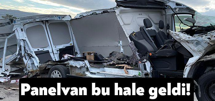 Körfez Şirinyalı D-100 karayolunda meydana gelen trafik kazasında bir kamyona