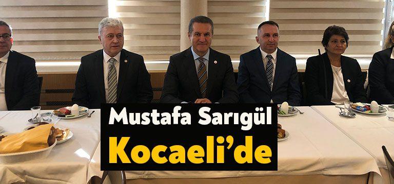 Türkiye Değişim Partisi Genel Başkanı Mustafa Sarıgül, Kocaeli’ye geldi. Ülke