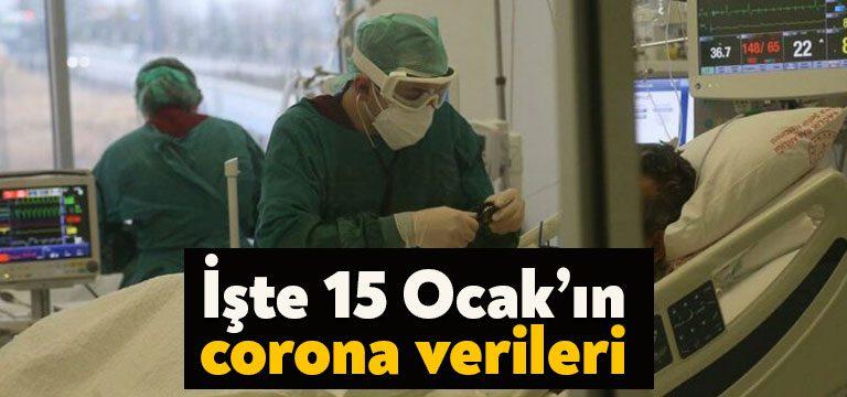 Sağlık Bakanlığı'nın açıkladığı 15 Ocak 2022 Cumartesi gününün corona virüsü