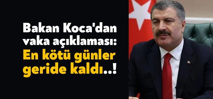 Giresun'da konuşan Sağlık Bakanı Koca, "Artan vaka sayılarının sizi ürkütmemesini