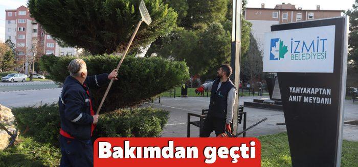 İzmit Belediyesi Park ve Bahçeler Müdürlüğü ekipleri,  Milli Mücadele kahramanı