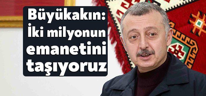 Kocaeli Büyükşehir Belediye Başkanı Büyükakın, “Başımız dik bir şekilde büyük