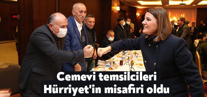 İzmit Belediye Başkanı Av. Fatma Kaplan Hürriyet, Kocaeli’deki cemevlerinin temsilcileriyle