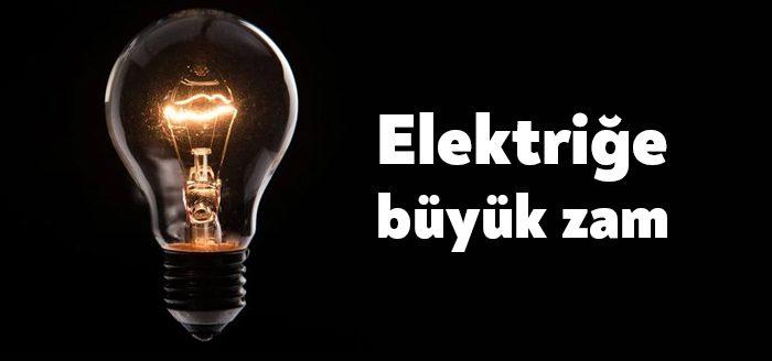 Elektrik tarifelerinde tüm tüketici grupları için vergi ve fonlar dahil