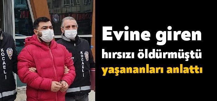 14 Ocak sabahı Gölcük ilçesi Yeni Mahalle'deki apartmanın giriş katında