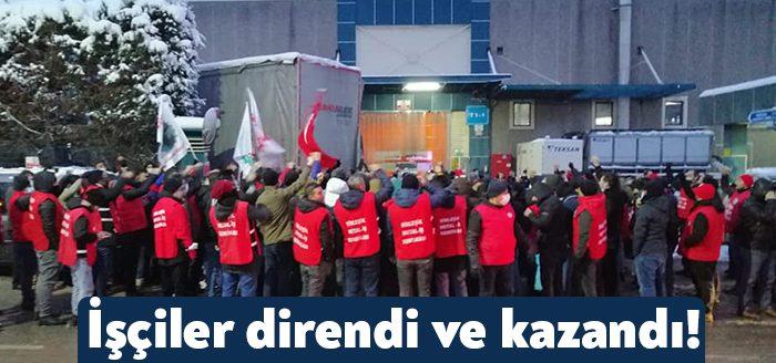 Birleşik Metal-İş ile işçilerin gerçekleştirdiği buluşmada, sendikanın baskılara karşı gerekli