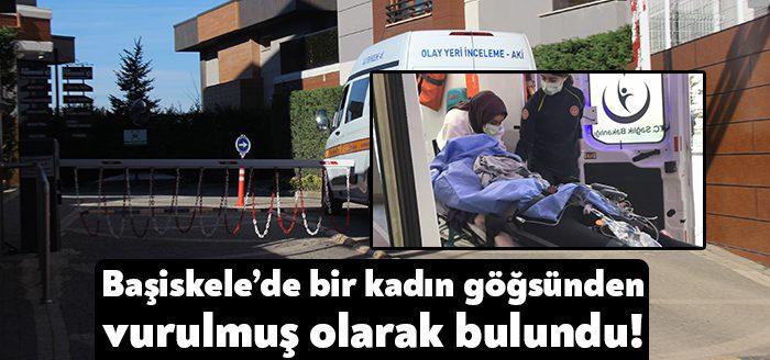 Kocaeli'de bir kadın, evinde silahla vurulmuş halde yaralı bulundu. Göğsünden
