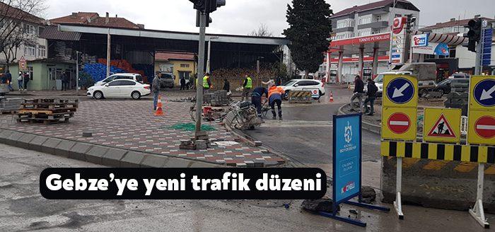 Kocaeli Büyükşehir Belediyesi, Gebze ilçesinde yeni trafik dolaşım planı hazırlıyor.