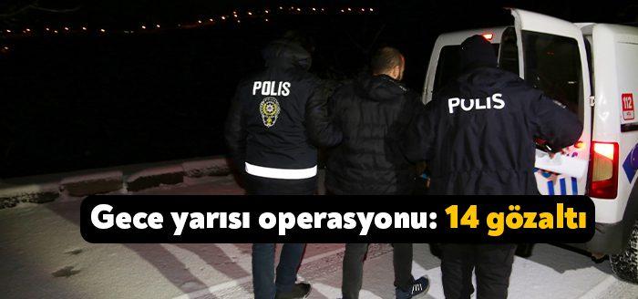 Kocaeli’de işledikleri çeşitli suçlardan aranan ve haklarında 1 ile 10