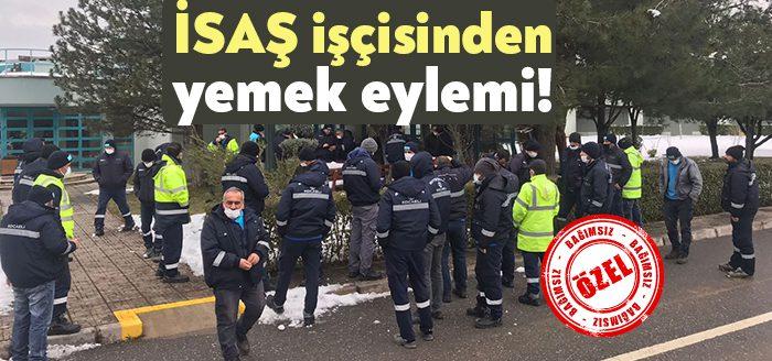 Kocaeli Büyükşehir Belediyesi’nin iştiraklerinden İzmit Su A.Ş’de (İSAŞ) çalışan işçiler