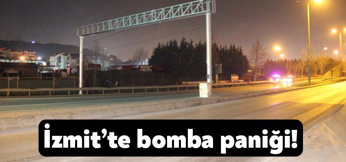 Kocaeli'de yol kenarında paketlenmiş büyük bir kutu ihbarı üzerine harekete