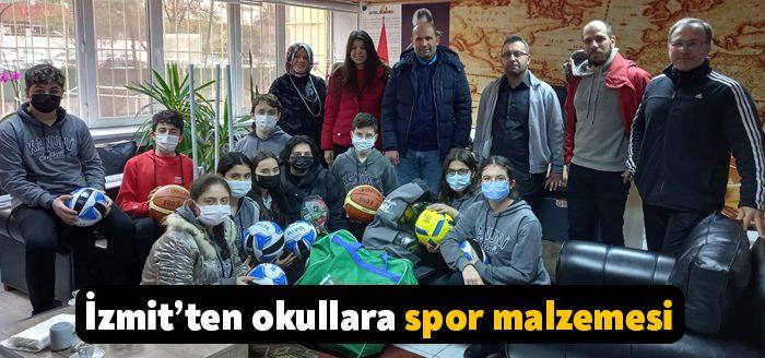 İzmit Belediyesi Spor İşleri Müdürlüğü, talep ve ihtiyaçlar doğrultusunda okullara
