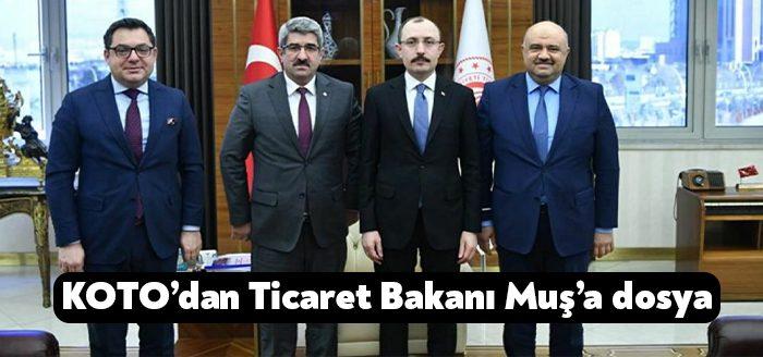 KOTO Başkanı Necmi Bulut, Yönetim Kurulu Başkan Yardımcıları Hüseyin Gezer