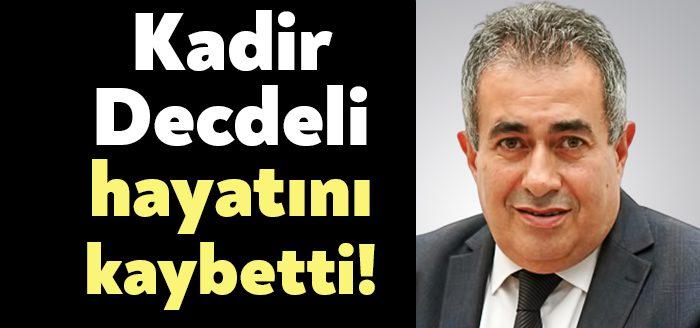Kocaeli Sanayi Odası’nın kıymetli meclis üyelerinden A.Kadir Decdeli, geçirdiği kalp