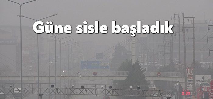  Kocaeli'de sabahın erken saatlerinden itibaren kent genelinde yoğun sis etkili