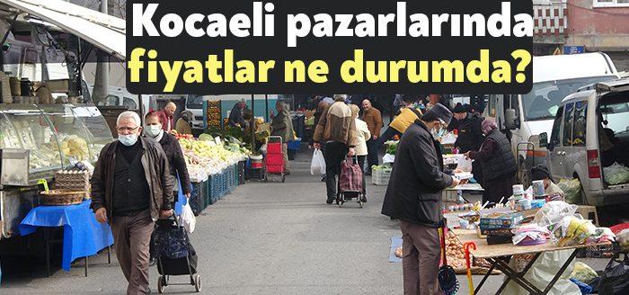 Kocaeli'de semt pazarlarında fiyatların marketlerden ucuz olması, tüketicilerin yüzünü güldürdü.
