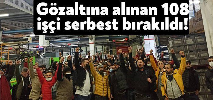 Kocaeli’nin Çayırova ilçesinde bulunan Farplas fabrikasının işçileri bir süredir eylem