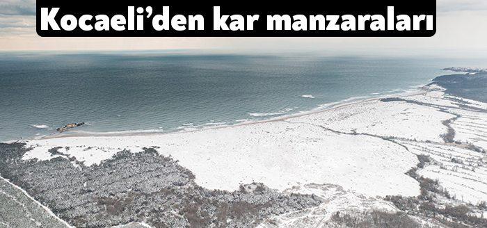 Kocaeli’nin her köşesinde yaşanan eşsiz kar manzaraları Kocaeli Büyükşehir Belediyesi