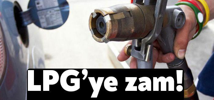 LPG'nin satış fiyatına 29 kuruş zam yapıldı. 12 Ocak'tan itibaren