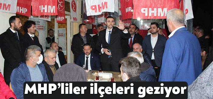 MHP İl Başkanı Yunus Emre Kurt ve İl Yöneticileri, İzmit,