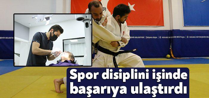 Kocaeli Büyükşehir Belediyesi Kağıtspor’da küçük yaşlarda judoyla spora başlayan Diş