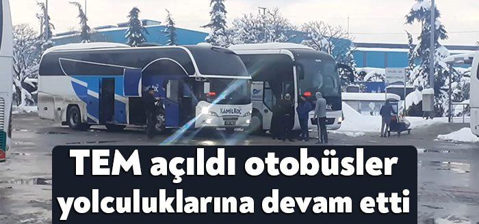 Kocaeli’de yoğun kar yağışı sonucu İstanbul'a gidişlerin durdurulması nedeniyle Gebze