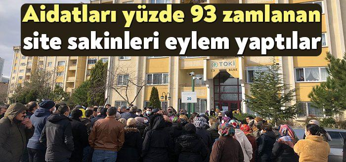 İzmit Tavşantepe TOKİ Konutları’nda genel kurul yapılmadan aidatlara yüzde 93