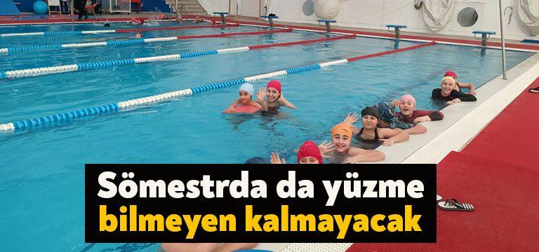 İzmit Belediyesi Spor işleri Müdürlüğü tarafından düzenlenen “Yüzme Bilmeyen Kalmasın”