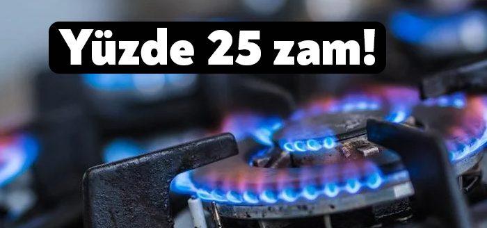 Konutlarda kullanılan doğalgaza yüzde 25 oranında zam yapıldı. Elektrik üretim