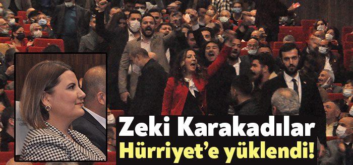 CHP Kocaeli İl Gençlik Kolları Başkanı Zeki Karakadılar, toplantının basına