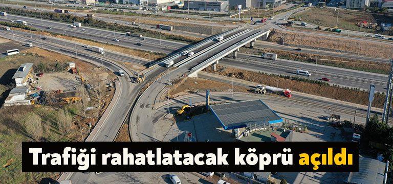 Gebze ilçesinin trafiğine nefes aldırması beklenen projede yeni Tembelova Köprüsü