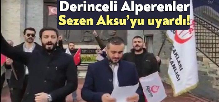 Derince Alperen Ocakları İlçe Başkanı Murat Elyıldırım, “Sezen Aksu denen